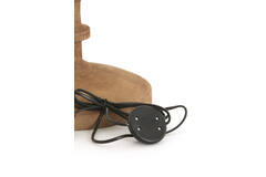 Vloerlamp Ø30x135 cm CECILY hout mat grijs-bruin