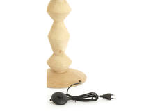 Vloerlamp Ø23x133 cm EDIE hout mat naturel
