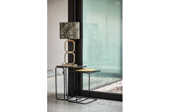 Lamp base 23x11,5x46 cm LUTIKA light gold