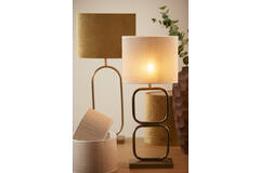 Lamp base 23x11,5x46 cm LUTIKA light gold
