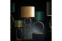 Lamp base 23x11,5x69 cm LUTIKA light gold