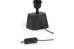 Lamp base 16x10x21 cm KARDAN wood matt black