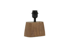 Lamp base 16x10x21 cm KARDAN wood matt brown