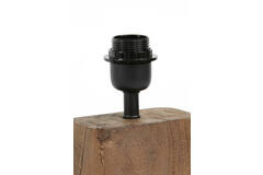 Lamp base 16x10x21 cm KARDAN wood matt brown