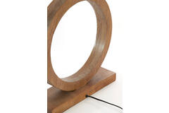 Lamp base 41x13x55 cm TINAR wood matt brown