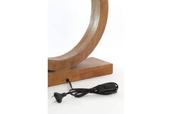 Lamp base 41x13x55 cm TINAR wood matt brown