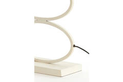 Lamp base 33x17x59 cm STELIUS cream