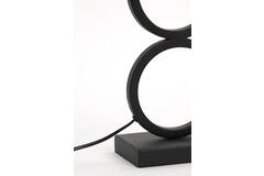 Lamp base 15x10x36 cm STELIOS matt black