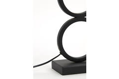 Lamp base 15x10x51 cm STELIOS matt black