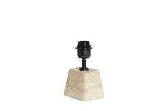 Lamp base 11x9x19 cm KARDAN travertine sand