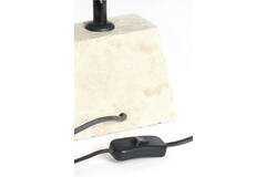 Lamp base 11x9x19 cm KARDAN travertine sand