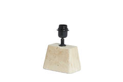 Lamp base 16x10x21 cm KARDAN travertine sand