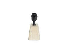 Lamp base 16x10x21 cm KARDAN travertine sand