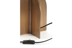 Lamp base 21x21x29 cm MOLAGO antique bronze
