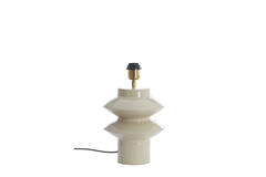 Lamp base Ø22x26 cm PETCH shiny light grey