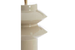 Lamp base Ø22x26 cm PETCH shiny light grey