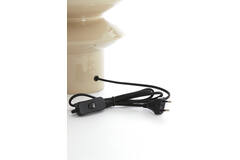Lamp base Ø22x26 cm PETCH shiny light grey