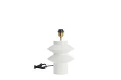 Lamp base Ø22x26 cm PETCH shiny white