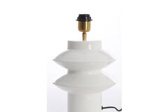 Lamp base Ø22x26 cm PETCH shiny white