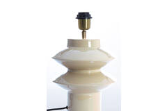 Lamp base Ø22x40 cm PETCH shiny light grey