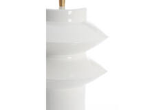 Lamp base Ø22x40 cm PETCH shiny white