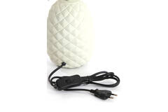 Lamp base 20x19x37 cm PINEAPPLE cream