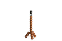 Lamp base 20x20x40 cm VEGLIO wood oil brown