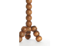 Lamp base 20x20x40 cm VEGLIO wood oil brown