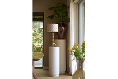 Lamp base 20x20x40 cm VEGLIO wood oil brown