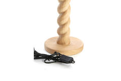 Lamp base Ø15x45 cm NANNO wood matt natural