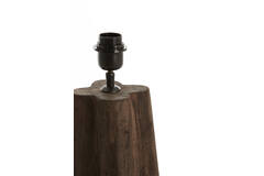 Lamp base 15x15x40 cm NAVELLI wood matt grey-brown
