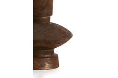 Lamp base Ø23x25 cm FIERA wood matt dark brown