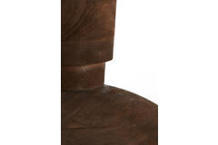 Lamp base Ø23x25 cm FIERA wood matt dark brown