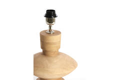 Lamp base Ø23x25 cm FIERA wood matt natural
