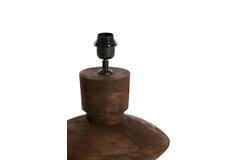 Lamp base Ø31x31 cm FIERA wood matt dark brown