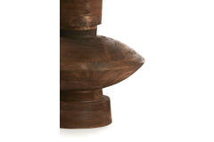 Lamp base Ø31x31 cm FIERA wood matt dark brown