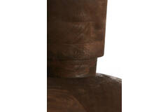Lamp base Ø31x31 cm FIERA wood matt dark brown