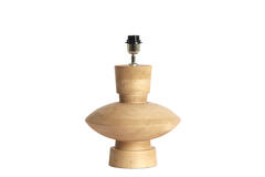 Lamp base Ø31x31 cm FIERA wood matt natural
