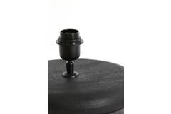 Lamp base Ø25x9 cm EBOLI wood matt black