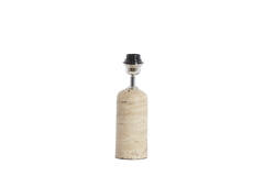Lamp base Ø9x18 cm MALAKAI travertine sand