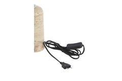 Lamp base Ø9x18 cm MALAKAI travertine sand