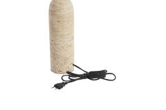 Lampvoet Ø9x28 cm MALAKAI travertin zand