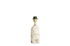 Lamp base Ø9x18 cm MALIKI marble sand