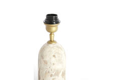 Lamp base Ø9x18 cm MALIKI marble sand