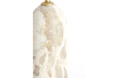 Lamp base Ø9x18 cm MALIKI marble sand