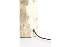 Lamp base Ø9x28 cm MALIKI marble sand