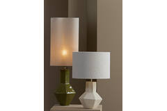 Lamp base Ø19x40 cm CALIRA olive green