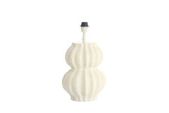 Lamp base 32x30x38 cm KELIAN cream