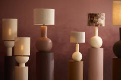 Lamp base Ø19,5x38,5 cm BENAO shiny cream