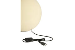 Lamp base Ø31x53 cm BENAO shiny cream